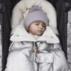 Elodie voetenzak voor kinderwagen en buggy Silver sheen