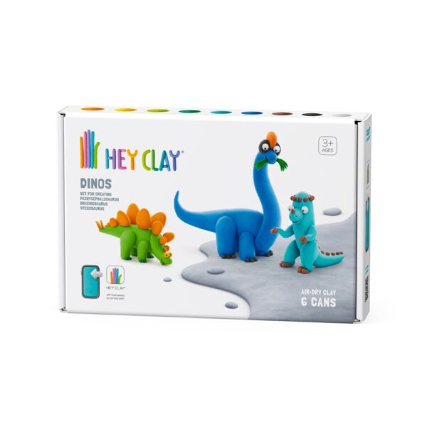 Hey Clay kleiset dino's pachy, bracho en stegosaurus