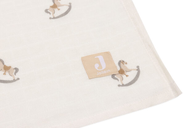 Jollein swaddle XL detail nostalgic ride print