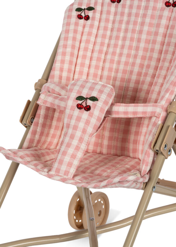 Konges Sløjd poppenbuggy powder pink check