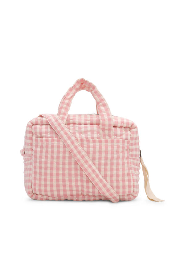 Konges Slojd poppen luiertas powder pink check