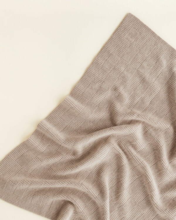 Hvid blanket IVY sand