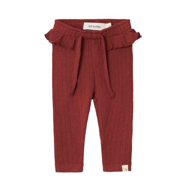 Lil' Atelier legging bordeaux rood