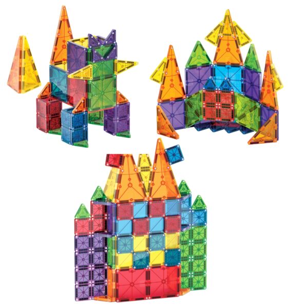 Magna tiles magnetisch open ended speelgoed combo met micromags 62 stuks