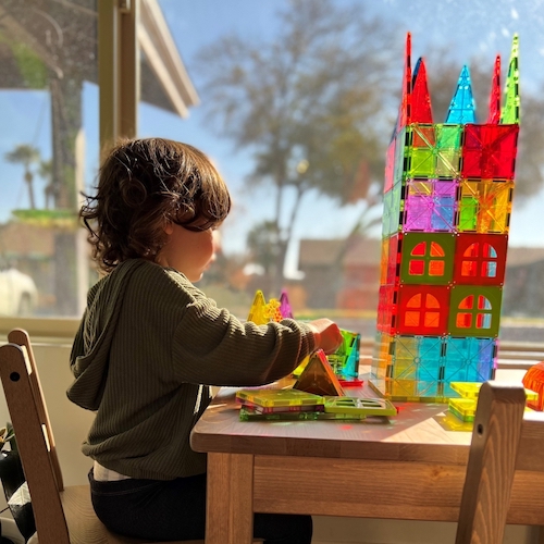 Magna tiles magnetisch open ended speelgoed metropolis 110 stuks