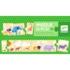 Djeco puzzel klein en groot jungledieren