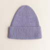 Hvid beanie Fonzie kids Lilac