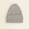 Hvid beanie Fonzie kids Pebble