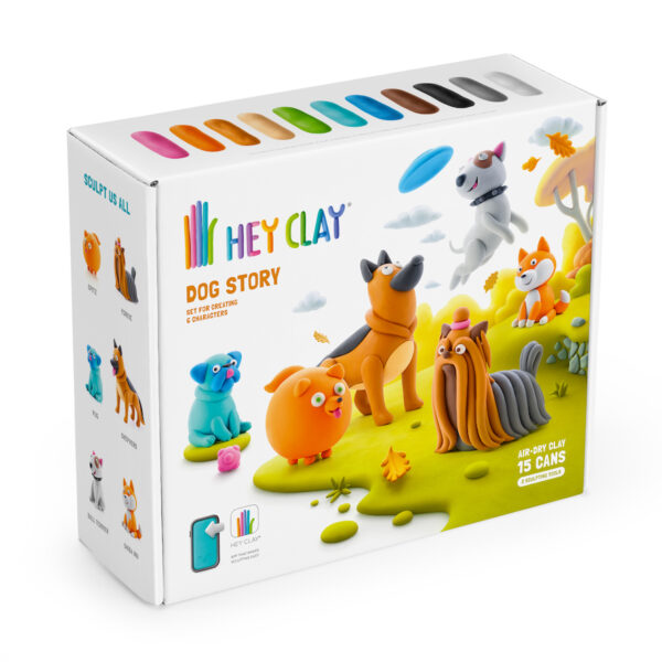 HeyClay kleiset dogstory 6 verschillende hondjes