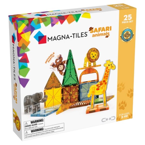 Magna Tiles magnetisch speelgoed safari animals 25 stuks